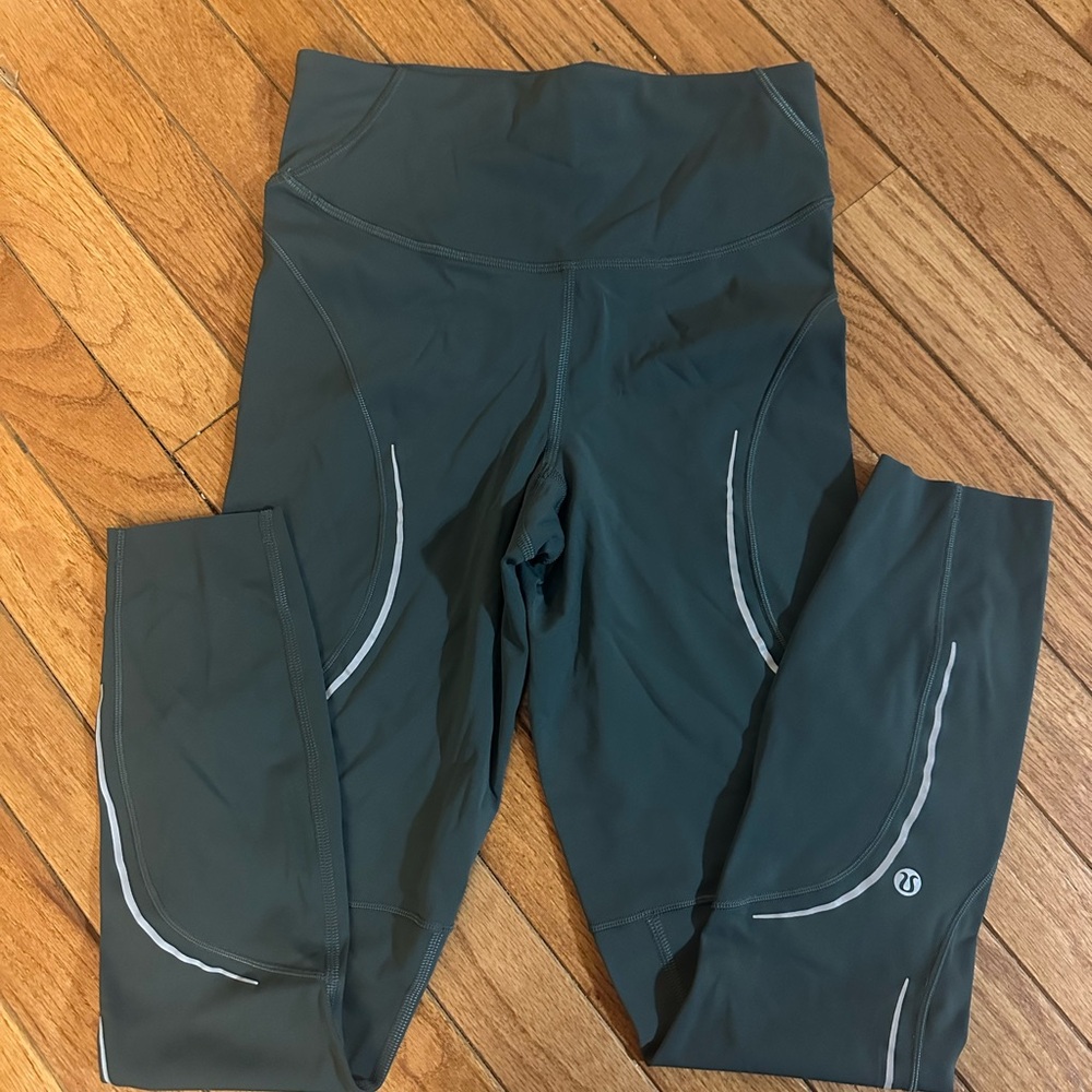 Lululemon Green High-Waisted Leggings